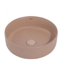 Купить Раковина накладная ABBER Bequem AC2108MBB бежевая матовая (ac2108mbb) по цене 8500 руб., в Санкт-Петебруге в интернет магазине 100-Систем, а также дургие товары ABBER из раздела Накладные раковины и Раковины и пьедесталы