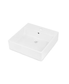 Купить CDT_6U5S DEANTE Керамическая раковина TEMISTO на столешницу - 50x50 см (белый) (CDT_6U5S) по цене 19073 руб., в Санкт-Петебруге в интернет магазине 100-Систем, а также дургие товары DEANTE из раздела Накладные раковины и Раковины и пьедесталы