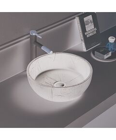 Купить CeramaLux C1111 Раковина накладная 41 см (C1111) по цене 8700 руб., в Санкт-Петебруге в интернет магазине 100-Систем, а также дургие товары CeramaLux из раздела Накладные раковины и Раковины и пьедесталы