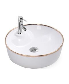 Купить CeramaLux NC D1306H011 Раковина накладная  45 см (d1306h011) по цене 6400 руб., в Санкт-Петебруге в интернет магазине 100-Систем, а также дургие товары CeramaLux из раздела Накладные раковины и Раковины и пьедесталы