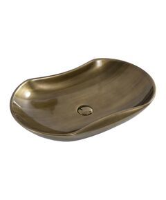 Купить Раковина-чаша CeramaLux 66 D1334H466 Бронзовая (D1334H466) по цене 9900 руб., в Санкт-Петебруге в интернет магазине 100-Систем, а также дургие товары CeramaLux из раздела Накладные раковины и Раковины и пьедесталы