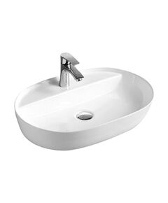 Купить CeramaLux N D1346 Раковина накладная  61 см (D1346) по цене 10000 руб., в Санкт-Петебруге в интернет магазине 100-Систем, а также дургие товары CeramaLux из раздела Накладные раковины и Раковины и пьедесталы