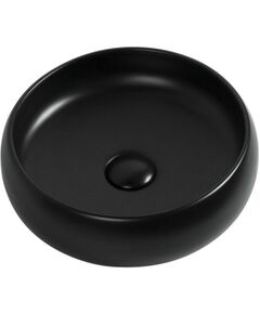 Купить Раковина Aquanet Round-1-MB 36 черный матовый (round-1-mb) по цене 14580 руб., в Санкт-Петебруге в интернет магазине 100-Систем, а также дургие товары AQUANET из раздела Накладные раковины и Раковины и пьедесталы