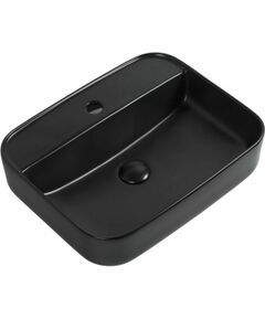 Купить Раковина Aquanet Soul-2-MB 50 черный матовый (SOUL-2-MB) по цене 15410 руб., в Санкт-Петебруге в интернет магазине 100-Систем, а также дургие товары AQUANET из раздела Накладные раковины и Раковины и пьедесталы