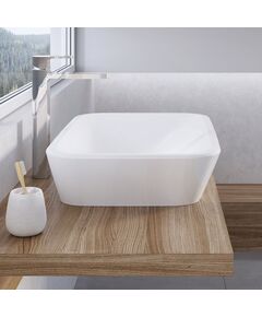 Купить Раковина-чаша Ravak Ceramic R 60 XJX01160002 Белая (XJX01160002) по цене 28050 руб., в Санкт-Петебруге в интернет магазине 100-Систем, а также дургие товары RAVAK из раздела Накладные раковины и Раковины и пьедесталы