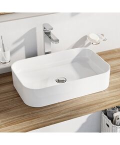 Купить Раковина 55 см Ravak Ceramic Slim R XJX01155002 (XJX01155002) по цене 25850 руб., в Санкт-Петебруге в интернет магазине 100-Систем, а также дургие товары RAVAK из раздела Накладные раковины и Раковины и пьедесталы