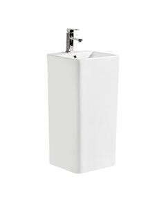 Купить Раковина CeramaLux 41 P7004L Белая (p7004l) по цене 28300 руб., в Санкт-Петебруге в интернет магазине 100-Систем, а также дургие товары CeramaLux из раздела Напольные раковины и Раковины и пьедесталы