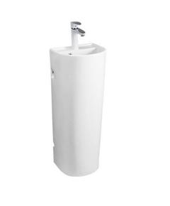 Купить Раковина CeramaLux 32 PB1017 Белая (pb1017) по цене 22900 руб., в Санкт-Петебруге в интернет магазине 100-Систем, а также дургие товары CeramaLux из раздела Напольные раковины и Раковины и пьедесталы