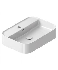 Купить Умывальник CERAMIC 550 R SLIM Shelf белый (xjx01155005) по цене 26920 руб., в Санкт-Петебруге в интернет магазине 100-Систем, а также дургие товары RAVAK из раздела Накладные раковины и Раковины и пьедесталы