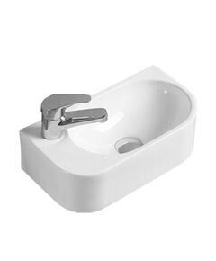 Купить Раковина керамическая Vincea VBS-506R, 400*215*120, подвесная, цвет белый, правая, , шт (vbs-506r) по цене 4265.5 руб., в Санкт-Петебруге в интернет магазине 100-Систем, а также дургие товары Vincea из раздела Подвесные раковины и Раковины и пьедесталы