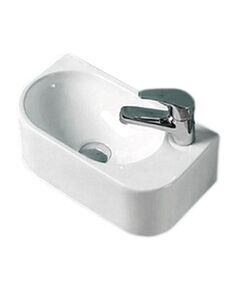 Купить Раковина CeramaLux 40 78204 L белая (78204L) по цене 8400 руб., в Санкт-Петебруге в интернет магазине 100-Систем, а также дургие товары CeramaLux из раздела Подвесные раковины и Раковины и пьедесталы