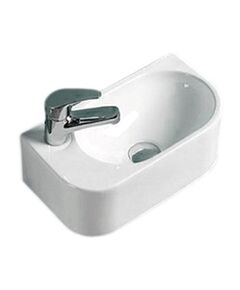 Купить Раковина CeramaLux 40 78204 R белая (78204r) по цене 8400 руб., в Санкт-Петебруге в интернет магазине 100-Систем, а также дургие товары CeramaLux из раздела Подвесные раковины и Раковины и пьедесталы