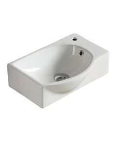 Купить Раковина CeramaLux 40 78404L Белая (78404l) по цене 8400 руб., в Санкт-Петебруге в интернет магазине 100-Систем, а также дургие товары CeramaLux из раздела Подвесные раковины и Раковины и пьедесталы