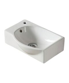 Купить Раковина CeramaLux 40 78404R Белая (78404r) по цене 8400 руб., в Санкт-Петебруге в интернет магазине 100-Систем, а также дургие товары CeramaLux из раздела Подвесные раковины и Раковины и пьедесталы