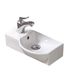 Купить Раковина CeramaLux 40 7947AR Белая (7947ar) по цене 7100 руб., в Санкт-Петебруге в интернет магазине 100-Систем, а также дургие товары CeramaLux из раздела Подвесные раковины и Раковины и пьедесталы