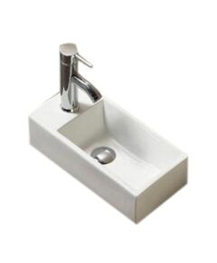 Купить CeramaLux N 9048DR Раковина накладная  41 см (9048dr) по цене 8400 руб., в Санкт-Петебруге в интернет магазине 100-Систем, а также дургие товары CeramaLux из раздела Подвесные раковины и Раковины и пьедесталы