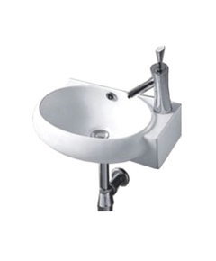 Купить CeramaLux N 9100L Раковина накладная  44 см (9100L) по цене 7500 руб., в Санкт-Петебруге в интернет магазине 100-Систем, а также дургие товары CeramaLux из раздела Подвесные раковины и Раковины и пьедесталы