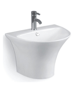 Купить CeramaLux N NB 165 Раковина подвесная  57 см (NB165) по цене 16250 руб., в Санкт-Петебруге в интернет магазине 100-Систем, а также дургие товары CeramaLux из раздела Подвесные раковины и Раковины и пьедесталы