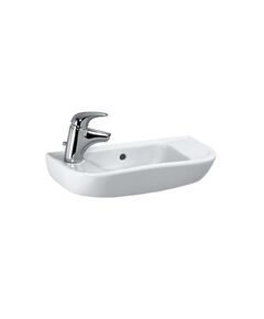 Купить Раковина Laufen Pro B 55 8.1695.7 L Белая (8.1695.7.000.105.1) по цене 11989.77 руб., в Санкт-Петебруге в интернет магазине 100-Систем, а также дургие товары LAUFEN из раздела Подвесные раковины и Раковины и пьедесталы