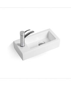 Купить Раковина керамическая Vincea VBS-133L, 370*180*90, подвесная, цвет белый, левая, , шт (vbs-133l) по цене 4493.5 руб., в Санкт-Петебруге в интернет магазине 100-Систем, а также дургие товары Vincea из раздела Подвесные раковины и Раковины и пьедесталы