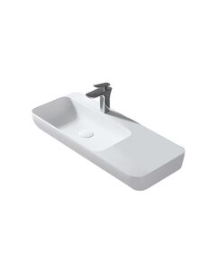 Купить Раковина из искусственного камня Vincea VWB-6S590MW, 900*400*120, подвесная, цвет белый матовый, , шт (VWB-6S590MW) по цене 35520.5 руб., в Санкт-Петебруге в интернет магазине 100-Систем, а также дургие товары Vincea из раздела Подвесные раковины и Раковины и пьедесталы