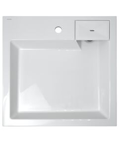 Купить Раковина подвесная Azario Slim 60х60х11 Белый (cs00078302) по цене 12162 руб., в Санкт-Петебруге в интернет магазине 100-Систем, а также дургие товары Azario из раздела Раковины над стиральной машиной и Раковины и пьедесталы