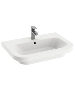 Купить Раковина Ravak Chrome 650 Белая (xjg01165000) по цене 15573 руб., в Санкт-Петебруге в интернет магазине 100-Систем, а также дургие товары RAVAK из раздела Подвесные раковины и Раковины и пьедесталы