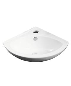 Купить Раковина угловая Azario 40.5х40.5х12.5 белая (az-41196) по цене 8343 руб., в Санкт-Петебруге в интернет магазине 100-Систем, а также дургие товары Azario из раздела Угловые раковины и Раковины и пьедесталы