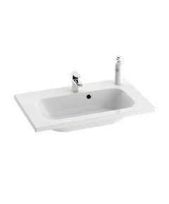 Купить Умывальник Ravak Chrome 800 с переливом (xjg01180000) по цене 36850 руб., в Санкт-Петебруге в интернет магазине 100-Систем, а также дургие товары RAVAK из раздела Подвесные раковины и Раковины и пьедесталы