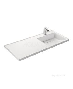 Купить Раковина AQUATON Лондри 1200 белая правая 1A72243KLH010 (1a72243klh010) по цене 18521.5 руб., в Санкт-Петебруге в интернет магазине 100-Систем, а также дургие товары AQUATON из раздела Раковины над стиральной машиной и Раковины и пьедесталы