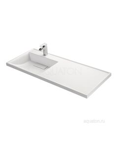 Купить Раковина AQUATON Лондри 1200 белая левая 1A72843KLH01L (1a72843klh01l) по цене 18521.5 руб., в Санкт-Петебруге в интернет магазине 100-Систем, а также дургие товары AQUATON из раздела Раковины над стиральной машиной и Раковины и пьедесталы