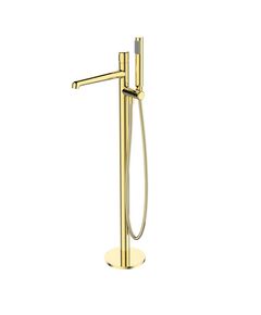 Купить Напольный смеситель для ванны, золото (uno-fmt-oro) по цене 58450 руб., в Санкт-Петебруге в интернет магазине 100-Систем, а также дургие товары BelBagno из раздела Напольные смесители для ванны, раковины и Смесители для ванны и душа