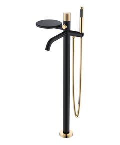 Купить Смеситель напольный STICK BLACK TOUCH GOLD (129-bg.2) по цене 65539 руб., в Санкт-Петебруге в интернет магазине 100-Систем, а также дургие товары BOHEME из раздела Напольные смесители для ванны, раковины и Смесители для ванны и душа