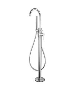 Купить Смеситель ABBER Wasser Kreis AF8115 напольный для ванны, хром (af8115) по цене 42000 руб., в Санкт-Петебруге в интернет магазине 100-Систем, а также дургие товары ABBER из раздела Напольные смесители для ванны, раковины и Смесители для ванны и душа