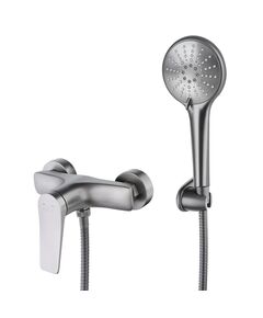 Купить Смеситель Lemark Bronx LM3703GM для душа (lm3703gm) по цене 10720 руб., в Санкт-Петебруге в интернет магазине 100-Систем, а также дургие товары LEMARK из раздела Смесители для душа без излива и Смесители для ванны и душа