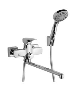 Купить Смеситель для ванны Paini Angel с длинным изливом с аксессуаром (ANCR112P20LMKM) по цене 11200 руб., в Санкт-Петебруге в интернет магазине 100-Систем, а также дургие товары Paini из раздела Смесители с длинным изливом и Смесители для ванны и душа