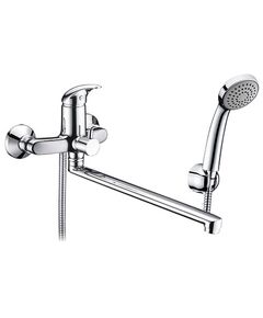 Купить Смеситель для ванны WasserKRAFT Isen 2602L универсальный Хром (2602l) по цене 15040 руб., в Санкт-Петебруге в интернет магазине 100-Систем, а также дургие товары WasserKRAFT из раздела Смесители с длинным изливом и Смесители для ванны и душа