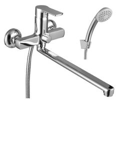 Купить Смеситель Lemark Plus Grace LM1551C универсальный (lm1551c) по цене 8500 руб., в Санкт-Петебруге в интернет магазине 100-Систем, а также дургие товары LEMARK из раздела Смесители с длинным изливом и Смесители для ванны и душа