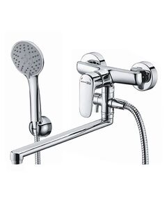 Купить Смеситель для ванны WasserKRAFT Vils 5602L универсальный Хром (5602L) по цене 16860 руб., в Санкт-Петебруге в интернет магазине 100-Систем, а также дургие товары WasserKRAFT из раздела Смесители с длинным изливом и Смесители для ванны и душа