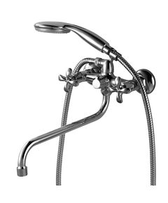 Купить Смеситель Lemark Flora LM0151C универсальный (lm0151c) по цене 6440 руб., в Санкт-Петебруге в интернет магазине 100-Систем, а также дургие товары LEMARK из раздела Смесители с длинным изливом и Смесители для ванны и душа