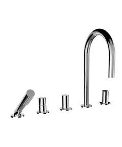 Купить Смеситель на борт ванны Laufen Kartell 3.2233.5.004.282.1 с термостатом Хром (3.2233.5.004.282.1) по цене 286120.77 руб., в Санкт-Петебруге в интернет магазине 100-Систем, а также дургие товары LAUFEN из раздела Смесители на борт ванны и Смесители для ванны и душа