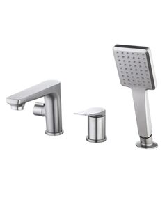 Купить Смеситель Lemark Bronx LM3745GM на борт ванны (lm3745gm) по цене 15950 руб., в Санкт-Петебруге в интернет магазине 100-Систем, а также дургие товары LEMARK из раздела Смесители на борт ванны и Смесители для ванны и душа
