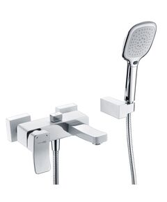 Купить Aller 1061WHITE Смеситель для ванны с коротким изливом (1061w) по цене 19710 руб., в Санкт-Петебруге в интернет магазине 100-Систем, а также дургие товары WasserKRAFT из раздела Смесители с коротким изливом и Смесители для ванны и душа