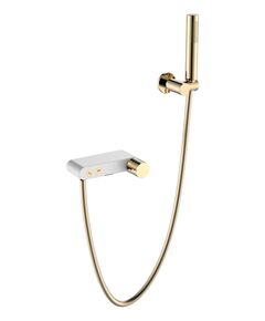 Купить Смеситель STICK для ванны WHITE DIAMOND GOLD (123-wg) по цене 45690 руб., в Санкт-Петебруге в интернет магазине 100-Систем, а также дургие товары BOHEME из раздела Смесители с коротким изливом и Смесители для ванны и душа