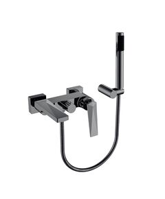 Купить Смеситель для ванны с душ.гарнитуром VENTURO Shine Gun Metall (373-sgm) по цене 44490 руб., в Санкт-Петебруге в интернет магазине 100-Систем, а также дургие товары BOHEME из раздела Смесители с коротким изливом и Смесители для ванны и душа