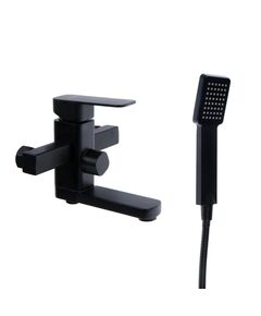 Купить Смеситель д/ванны с коротким поворотным изливом. Черный (A6322F) по цене 7039.7 руб., в Санкт-Петебруге в интернет магазине 100-Систем, а также дургие товары Accoona из раздела Смесители с коротким изливом и Смесители для ванны и душа