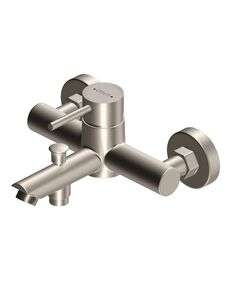 Купить D3010000SS Logic new смеситель для ванны и душа из нержавеющей стали (d3010000ss) по цене 6690 руб., в Санкт-Петебруге в интернет магазине 100-Систем, а также дургие товары Dorff из раздела Смесители с коротким изливом и Смесители для ванны и душа
