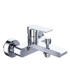 Купить Смеситель для ванны AZARIO DELANO короткий излив, хром  (AZ-15840511) по цене 10136.75 руб., в Санкт-Петебруге в интернет магазине 100-Систем, а также дургие товары Azario из раздела Смесители с коротким изливом и Смесители для ванны и душа