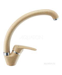 Купить Смеситель AQUATON Нимо песочный 1AX002FCXX220 (1ax002fcxx220) по цене 6015.2 руб., в Санкт-Петебруге в интернет магазине 100-Систем, а также дургие товары AQUATON из раздела Рычажные смесители и Смесители для кухни