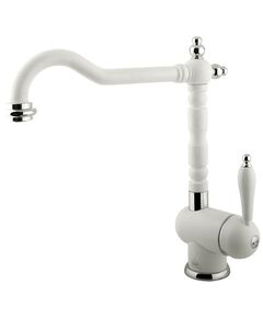 Купить Смеситель Timo Morea 2406F White (2406F WHITE-MATT) по цене 10190 руб., в Санкт-Петебруге в интернет магазине 100-Систем, а также дургие товары TIMO из раздела Рычажные смесители и Смесители для кухни